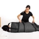 thumbnail image 4 of Forro de ropa de cama 40 x 48 pulgadas jinwen Cojín de cama de posicionamiento pesado impermeable Negro, 4 of 8