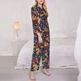 thumbnail image 3 of Balery Rock Music Conjunto de Pijama con Estampado para Mujer, Conjunto de Dos Piezas con Manga Larga, Ropa de Dormir Suave con Bolsillos, Pijamas Cómodos-X-Large, 3 of 7