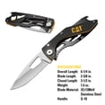 thumbnail image 3 of Cat 6-1/4 Inch Folding Skeleton Knife with Bottle Opener and Polished Blade - 980298, 3 of 7