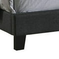 thumbnail image 2 of Fabric Upholstered Wooden Eastern King Size with Nailhead Trims Gray - Saltoro Sherpi, 2 of 5
