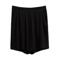 thumbnail image 2 of Inverlee Womens Modal Elastic Waist Shorts Loose Fit Casual Loungewear Pants Comfortable Daily Home Wear Bottoms Black XXXL, 2 of 5