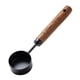 thumbnail image 4 of Cuchara redonda para condimentos y repostería con mango de madera, utensilios de cocina multifuncionales Negro, 4 of 9