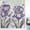 beige, variant on Purple Iris Window Privacy Film Stain Glass,Reusable Decorative Rainbow Window Film,Spring Vintage Flowers Butterfly Leaves Khaki Static Cling Sun Blocking Stickers Decals Covers 29.5" x 118" (2pcs)
