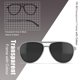 thumbnail image 5 of Gafas de sol Lasiyanor Lightweight TAC Polarized Vintage 70s, 5 of 6