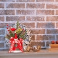 thumbnail image 1 of Xihbxyly Mini Adorno para Árbol de Navidad, Decoración Navideña con Agujas de Pino, Bayas y Piñas, Ambiente Festivo Vibrante, Decoración de Escritorio o Comercial, Tamaño 37 X 20 Cm, 1 of 6