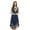 Dark Denim, variant on Riviera Sun Dress / Dresses for Women (Black Denim, Small)