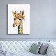 thumbnail image 5 of Epic Graffiti 'Giraffe With Flowers' by Svetlana Aleynikova Canvas Wall Art, 40" x 54", 5 of 8