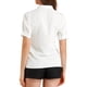 thumbnail image 3 of CAMISA DE BOTONES CON VOLANTES PARA MUJER INSPIRAR CHIC DE MANGA CORTA SÓLIDA BLUSA DE OFICINA L BLANCA, 3 of 6