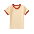 thumbnail image 4 of EnJoCho Kids Short Sleeve T Shirts Boys Girls Baby Children’s Toddler Kids Basic Casual Cotton Tee Top Comfortable Breathable Summer Everyday Play, 4 of 4