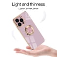 thumbnail image 5 of Luxury Plating Silicone Case For iPhone 15 14 13 12 11 Pro Xs Max Mini SE X XR 7 8 Plus Metal Ring Holder Stand Soft Phone Cover, 5 of 5