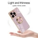 thumbnail image 5 of Luxury Plating Silicone Case For iPhone 15 14 13 12 11 Pro Xs Max Mini SE X XR 7 8 Plus Metal Ring Holder Stand Soft Phone Cover, 5 of 5
