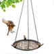 thumbnail image 1 of Vogelbath Outdoor Bird Feeder with Bathing Area Stainless Steel Bird Bath Bowl, Weatherproof for Balcony Garden Lawn, 1 of 5