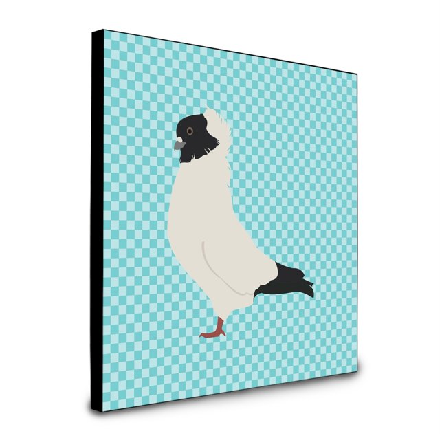 Panel de decoración de Pared Caroline's Treasures Treasures Nun Pigeon Blue Check Multicolor