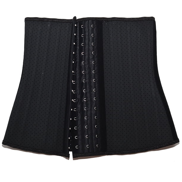 Faja moldeadora de cintura transpirable de malla de acero para mujer, ideal para fitness y deportes.
