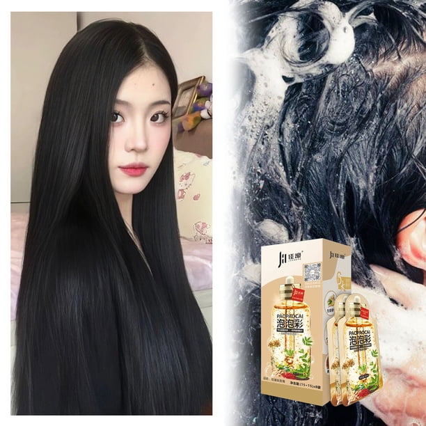 Crema capilar Hair Plant Silk Beauty Flying No daña el cuero cabelludo ni el cabello 240 ml Tinte de burbujas