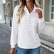 thumbnail image 1 of Blusas elegantes para mujer camisetas de punto a la moda camisetas básicas de Color sólido, 1 of 7