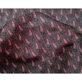 thumbnail image 4 of oneOone Silk Tabby Fabric Leaves & Paisley Block Printed Craft Fabric BTY 42 Inch Wide, 4 of 4