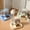 Blue, variant on Automatic Pet Feeder and Water Dispenser Set for Cats and Dogs with Dual Food and Water Bowls Large Capacity Plastic Design