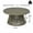 Grey, variant on Double Size Patio Table, 2-in-1 Irregular MGO End Table, Split Design, Small Space Friendly,Indoor Outdoor Use,Black Color, Black Outdoor Dining Table,Fiberglass,Magnesium Oxide Folding Camping Table