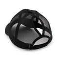thumbnail image 2 of CoCopeaunts Summer Mesh Hats Woman Ponytail Baseball Cap Women Adjustable Messy Bun Caps Black Pink Hat Girls, 2 of 6