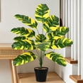 thumbnail image 6 of MMJ Artificial Monstera Plant 25.6in Realistic Fake Potted Plant for Living Room Office Home Decor, 6 of 6