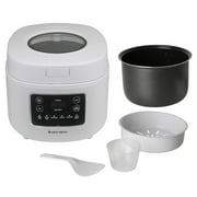 West Bend Programmable 12-Cup Multi-Function Rice & Grain Cooker- White
