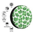 thumbnail image 4 of Pofeuu Green Leaves Print Spare Tire Wheel Cover for Car Truck SUV Camper Universal Fit Spare Tire Cover RV Spare Tire Covers-16 inch, 4 of 6