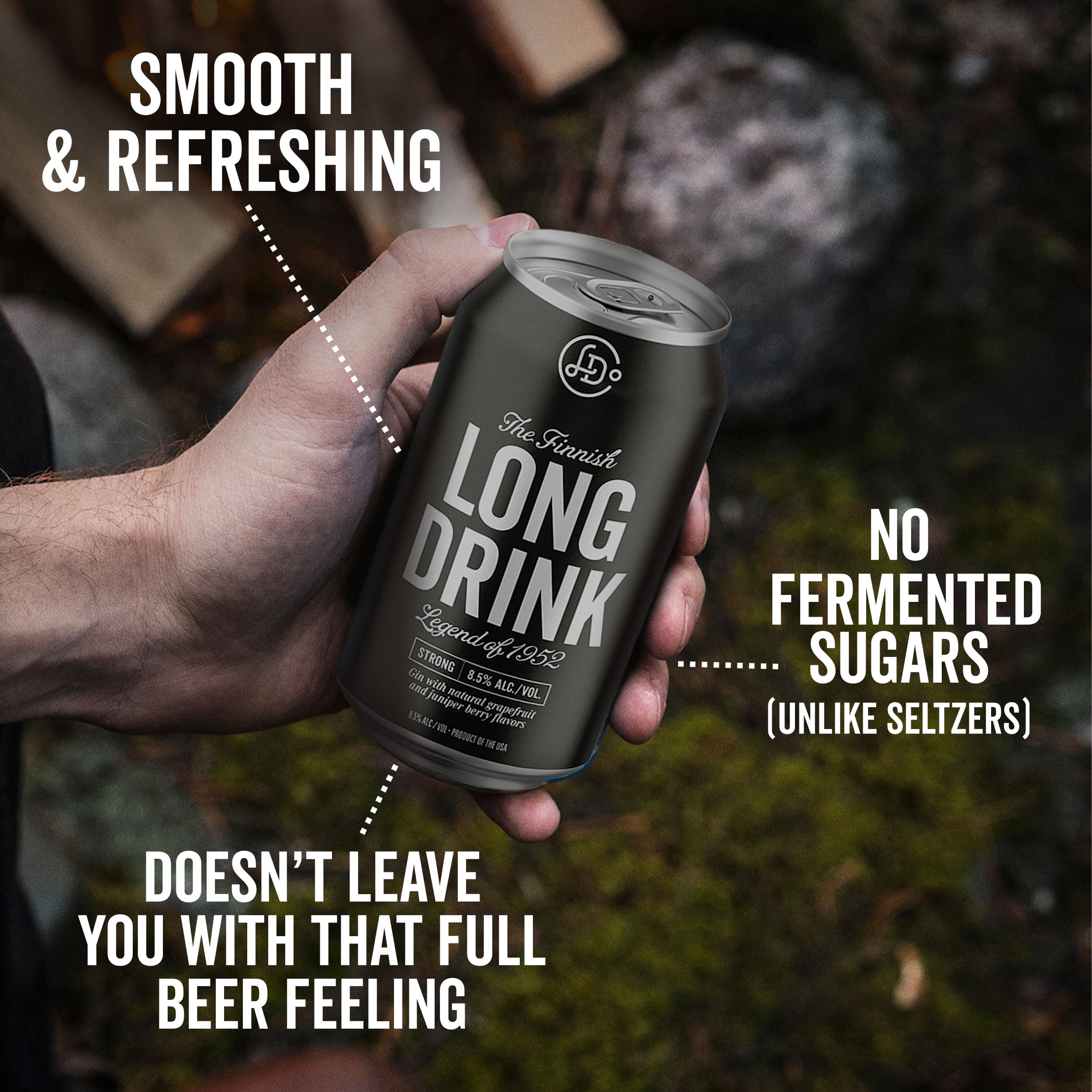 The Finnish Long Drink Strong Citrus Cocktail, 6 pack 355 ml Cans, ABV 8.50%