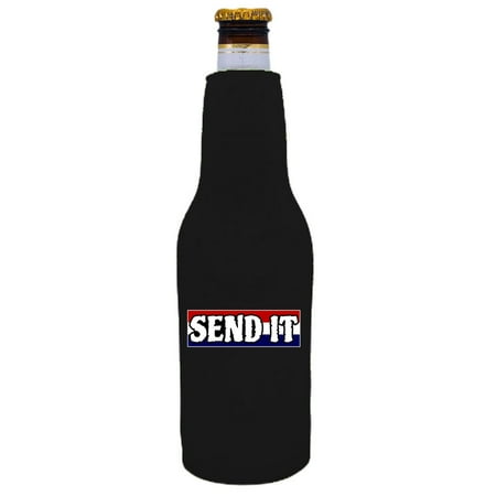 

Send It Beer Bottle Coolie (Black)