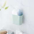 thumbnail image 4 of Toothbrush Holder Toothpaste Storage Rack Organizer Home Bathroom Accessories (Blue), 4 of 8