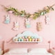 thumbnail image 5 of CaiYueKe Artificial Easter Wreath Spring Floral Garland Hanging Door Decor with Faux Eggs Butterflies Home Table Centerpiece Wall Decoration for Holiday Party Indoor Outdoor Seasonal, 5 of 6