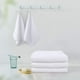 thumbnail image 3 of Paño facial de microfibra compatible con baño reutilizable removedor de maquillaje paño ultra suave y absorbente blanco 6 pack Afortunado Sencillez, 3 of 5