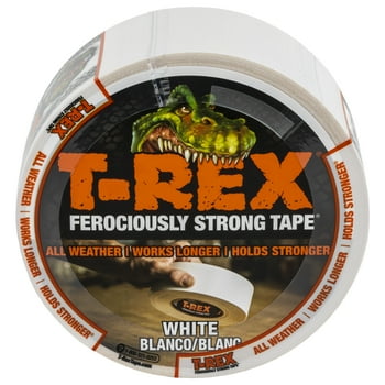 T-Rex Ferociously Strong White Tape, 1.88 in. x 12 yd.
