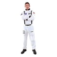 thumbnail image 2 of Astronaut White Costume Jumpsuit Adult Male Standard, 2 of 4
