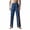 Navy, variant on Tear Away Pants for Men & Women 2 Side Snap Open Bottom Sweatpants Loose Fit Casual Post Surgery Pant with Pockets