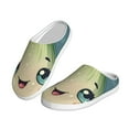 thumbnail image 2 of Zufioo Adorable Kawaii Fennel Character Print Adult TPR Cotton Slippers,Winter Home Cotton Slippers Suitable for Adults, Men and Women, Indoor and Outdoor-8, 2 of 7
