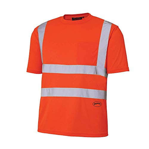 EN ISO 20471 HuntaDeal Hi Viz VIS High Visibility Polo Shirt Reflective Tape Safety Security Work Button T-Shirt Breathable Lightweight Workwear Top Big Size Small to 7XL