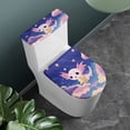 thumbnail image 2 of HELLHERO Pink-Themed Halloween Elastic Edge Toilet Cover with Universal, 2 of 8