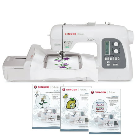 Singer FUTURA XL-550 Sewing, Quilting and Embroidery Machine - NEW! Includes Autopunch, Hyperfont, Editing software (Best Quilting And Embroidery Machine)