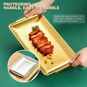 Baking Sheet Stainless Steel Cookie Sheet Toaster Oven Tray Pan Rectangle Superior Finish & Easy Clean Dishwasher 9 X 9 Baking Pan for Wire Rack Baking round Small Baking Sheet Wire Rack And Pan