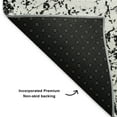 thumbnail image 3 of Addison Rugs Mayfield Washable Transitional Organic Black Rectangle Rug, 10' x 14', 3 of 6