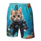 thumbnail image 4 of Balery Underwater Diving Cat Traje de Baño Estilo Hawaiano para Hombre, Shorts de Secado Rápido con Bolsillos-XX-Large, 4 of 6