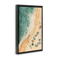 thumbnail image 3 of Stupell Industries Casual Beach Aerial Perspective Black Framed Floater Canvas Wall Art, design by LSR Design Studio, 31 x 21, 3 of 9