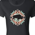 thumbnail image 4 of Inktastic Buffalo Cute Western Pattern Women's T-Shirt, 4 of 5