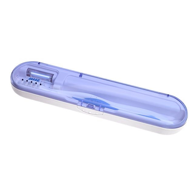 Cepillo de dientes portátil Caja ULTRAVIOLETA Caja ULTRAVIOLETA plástica Herramienta del dispositivo del cuidado de los dientes para el hogar / los viajes Inevent EL4065-05B