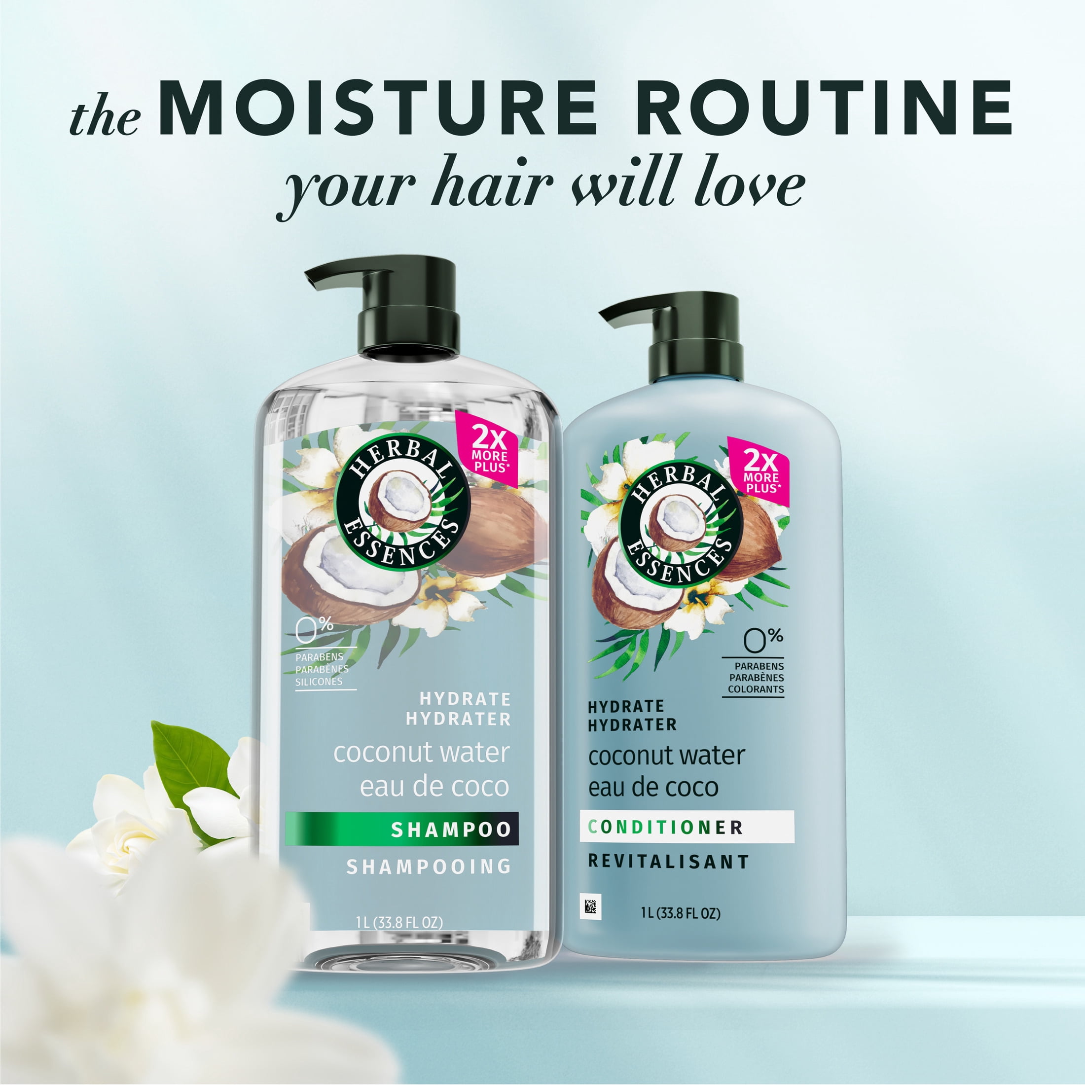 Herbal Essences Shampoo Classics Hydrate Coconut Water and Jasmine  33.8 fl oz