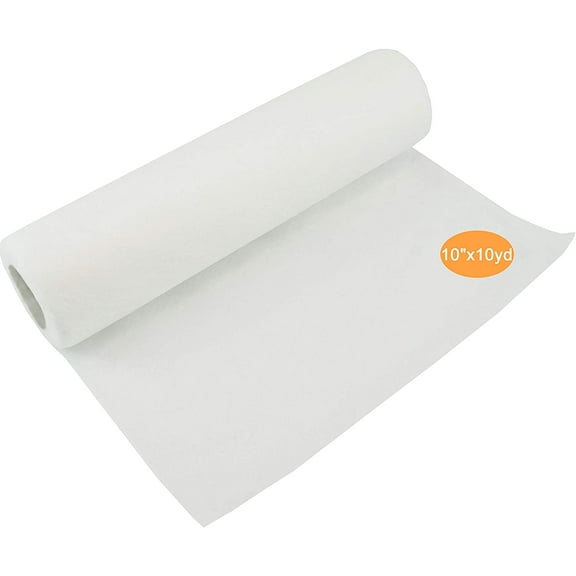 New brothread Light Weight Wash Away-Water Soluble Machine Embroidery Stabilizer Backing 10"x10yd roll