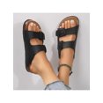 thumbnail image 4 of Square Toe Retro Strap Thick Heel Gladiator Sandals for Women - 2026 Trend, 4 of 10