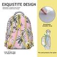 thumbnail image 5 of Hawaii Tropical Wind Palm Leaves Themed Student Backpack: Perfect Gift, Durable Lightweight Laptop Daypack with Large Capacity for High School, College, Campus Commute, 5 of 6