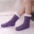 thumbnail image 2 of Womens Slipper Socks Winter Warm Fleece Lined Socks Cozy Soft Thick Fuzzy Non Slip Indoor Christmas Socks, 2 of 6